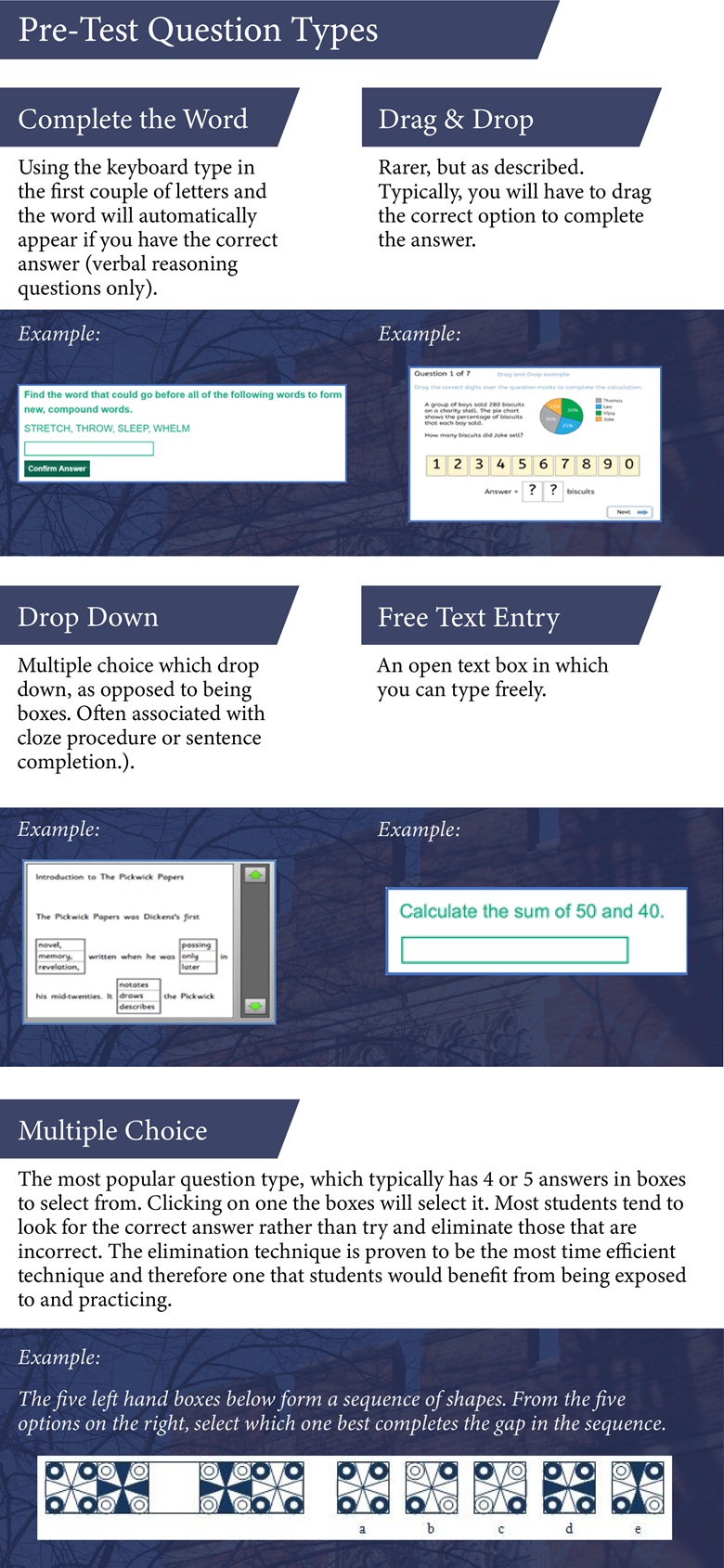 Guide to Computerised Pre-tests