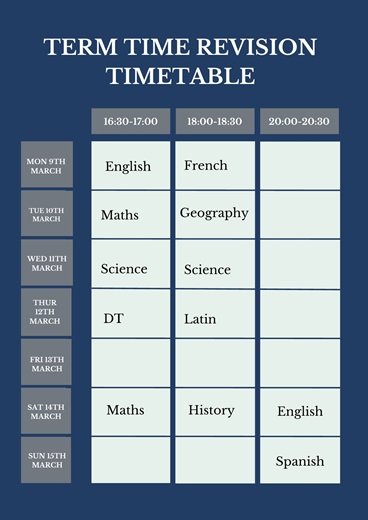 GCSE Revision Techniques and Skills